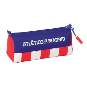 Blue and Red and White Pencil Case